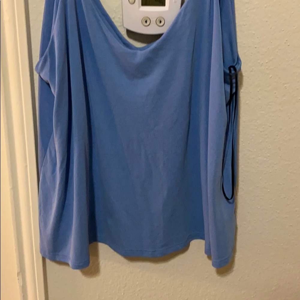 Light Blue blouse tank.